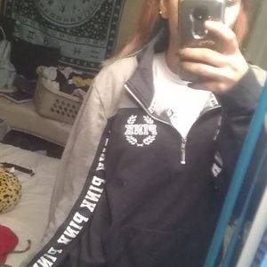 Victoria's secret PINK half zip pullover hoodie